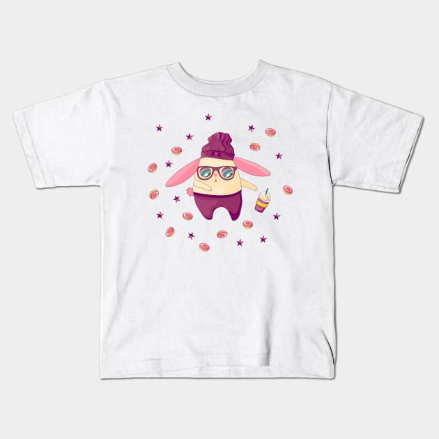 Sweet rabbit Kids T-Shirt by IceTea